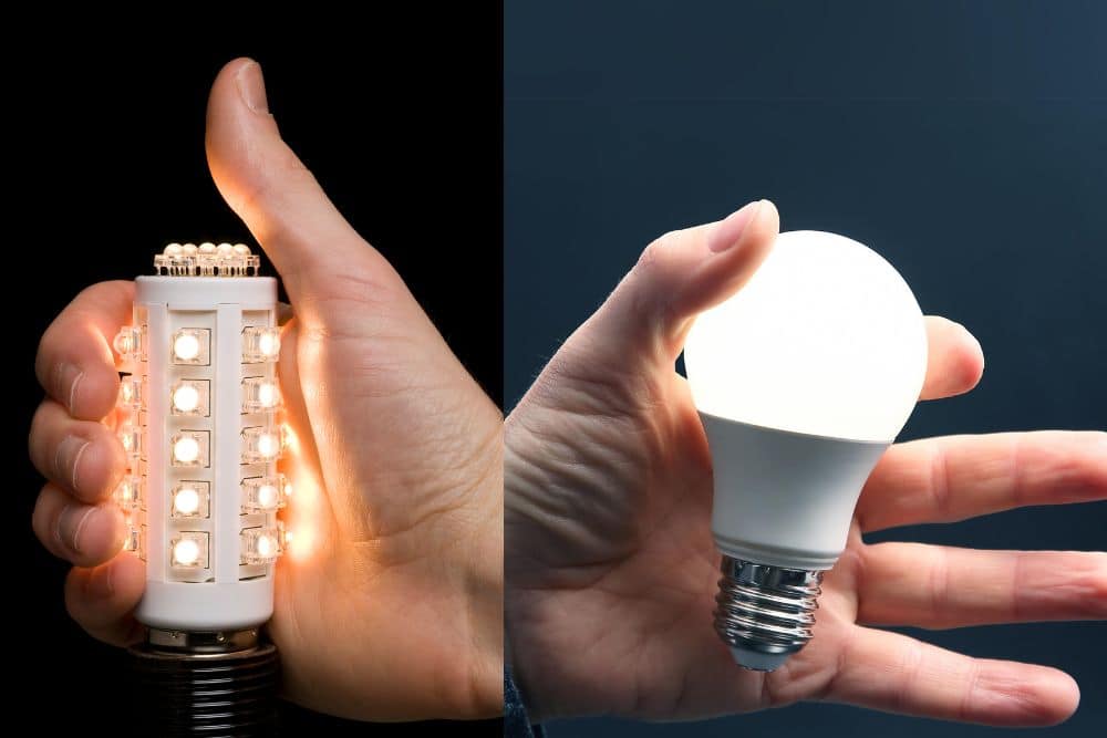 Les lampes à LED ne chauffent pas